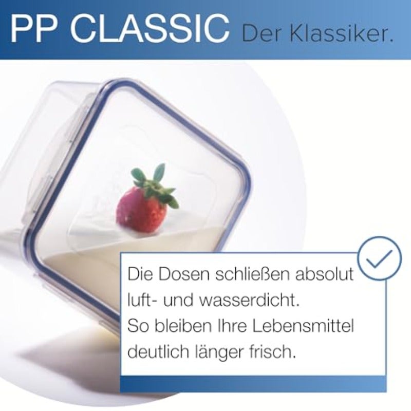 Lock and Lock Classics Tall Rectangular Food Container 9 L Clear - Image 2