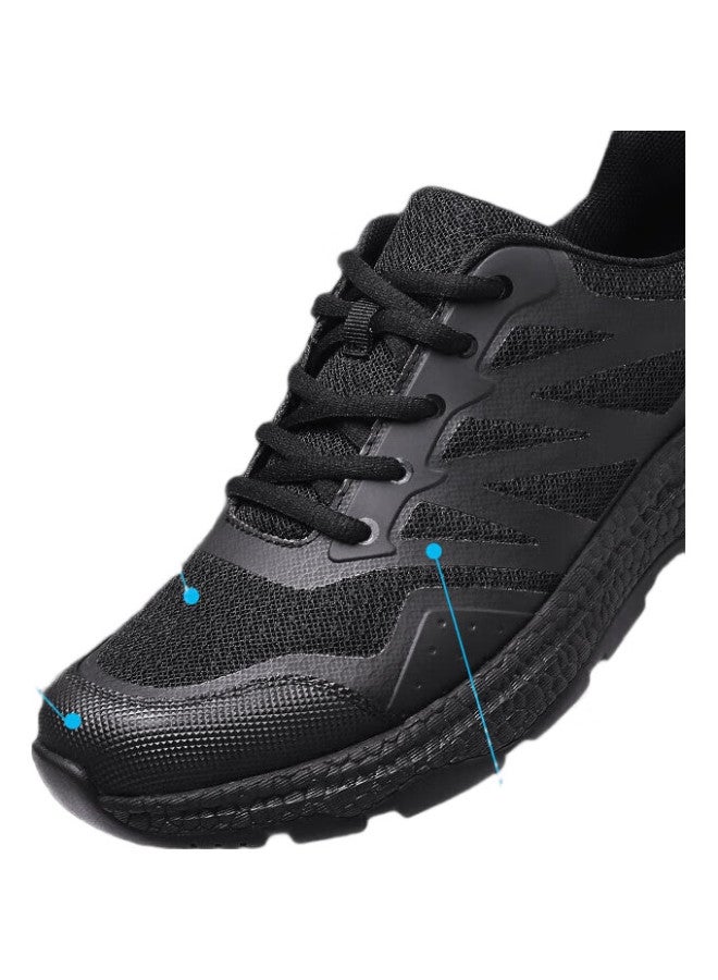 Strongman Men'S Leisure Shoes 3515 Outdoor Training Shoes Anti-Puncture Shock Absorption Comfortable Sports Shoes Jds230X Black Size 41 - Image 1