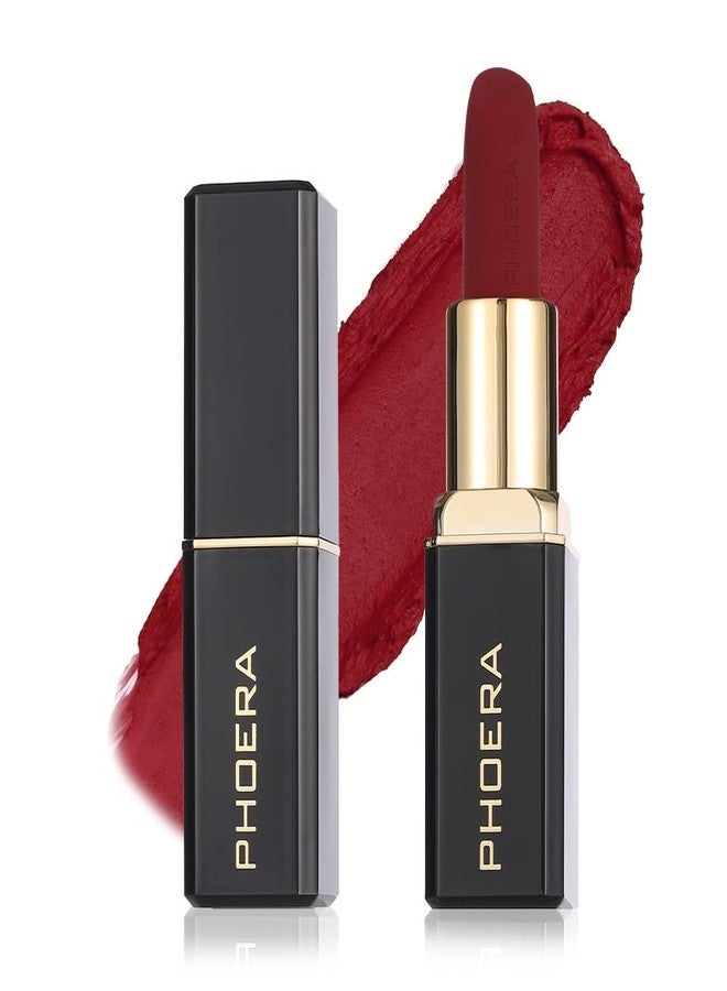 Phoera Non Transfer Lipstick Waterproof, smudge-proof and mask-proof feeling weightless Pigmented Formula Long-Lasting Lipstick That Are Mask, Water and Sweat Proof. (06 Belle) - Image 1