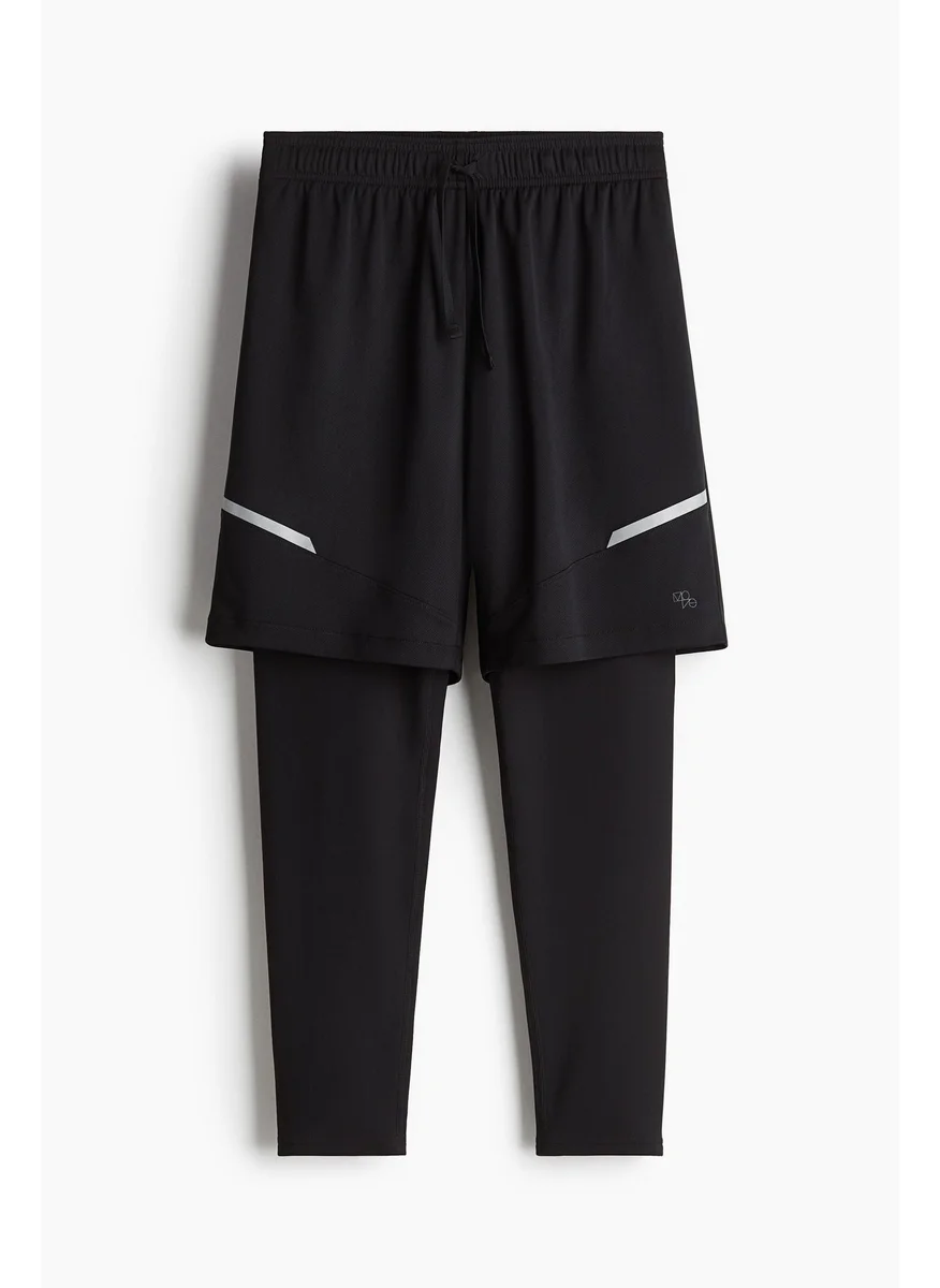 اتش اند ام Double-Layered Sports Shorts