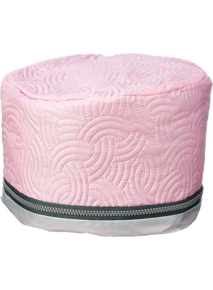 Electronic Constant Temperature Hair Care Cap – Adjustable Heated Hair Steaming Cap for Deep Conditioning, Nourishing and Repairing Damaged Hair, Salon Spa Treatment at Home – Pink - Image 2