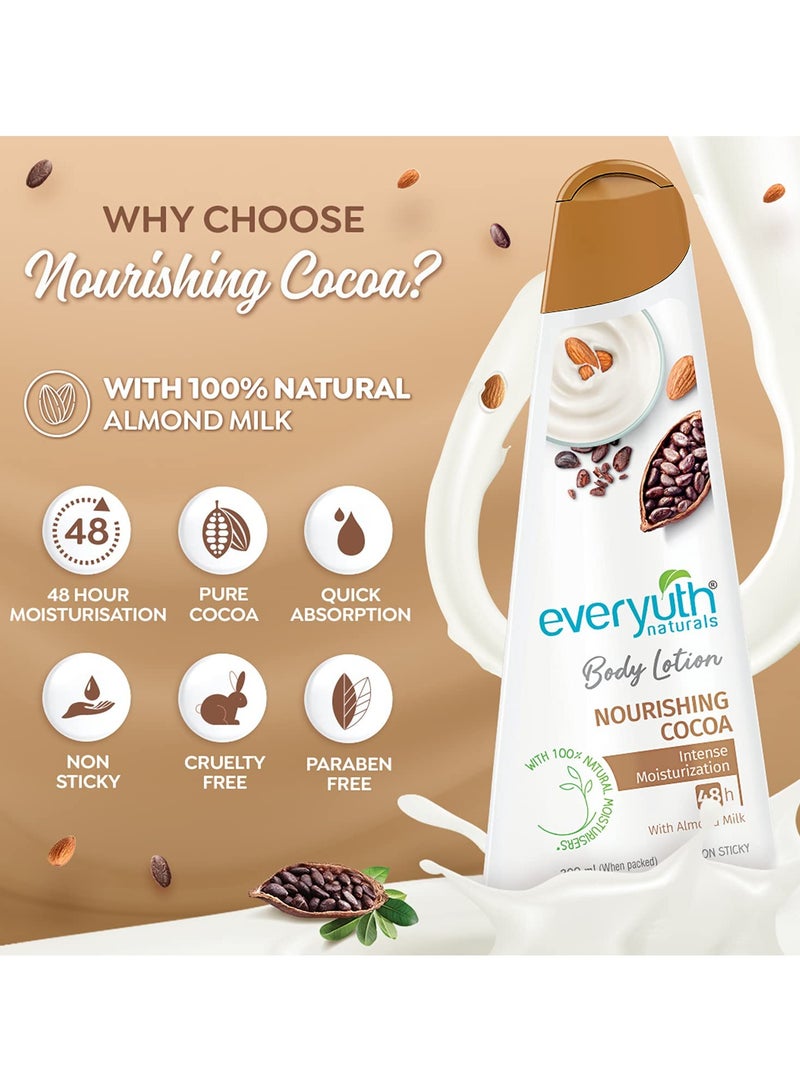 إيفريوث لوشن الجسم إيفريوث ناتشورالز المغذي بالكاكاو 200 مل - Image 2