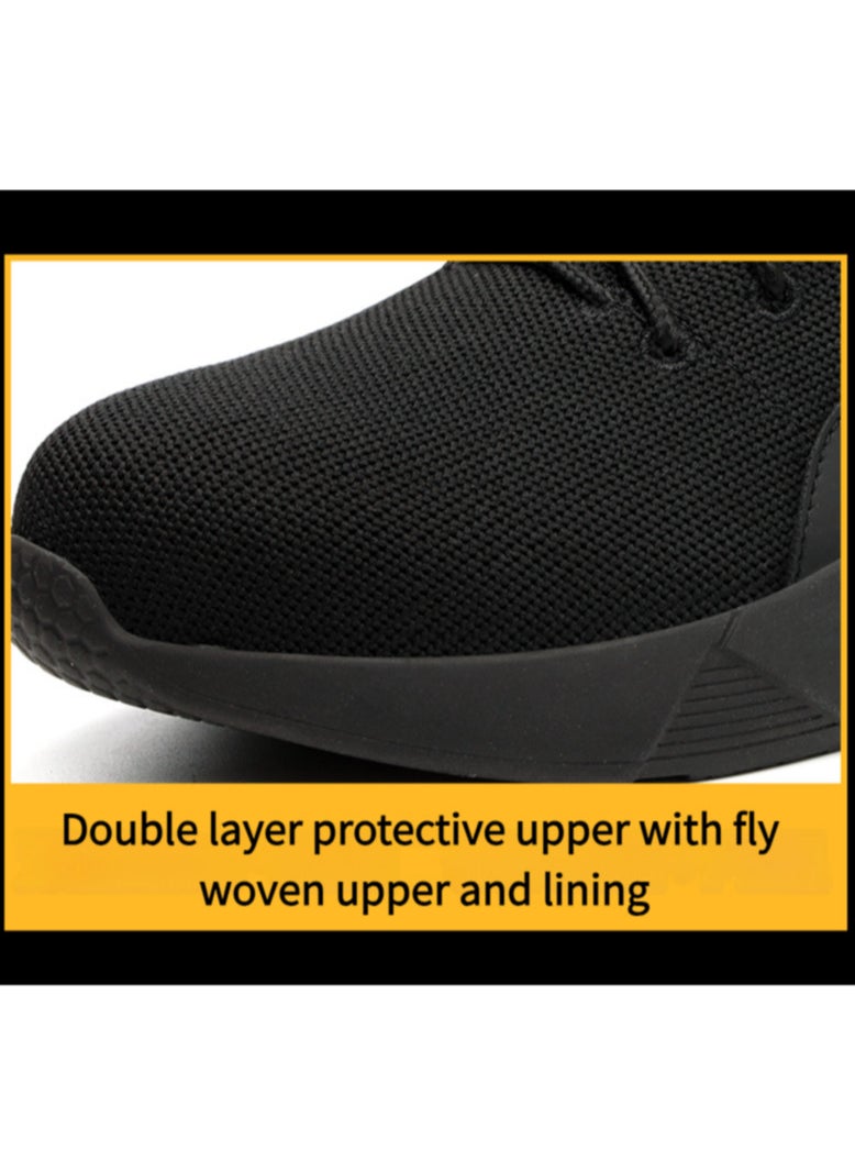Verci - Steel Toe Sneakers for Men Comfortable Safety Shoes Non Slip Steel Toe Shoes Warehouse Industry Contstruction Lightweight Puncture Proof Breathable Mens Women Work Shoes Breathable Safety Vests(41 EUR) - Image 1