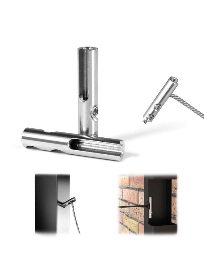 Muzata Invisible Cable Railing Kit T316 Stainless Steel Toggle Anchor Terminal for 1/8" Wire Rope in Metal Hollow Tube Post for Rail Deck System, Swageless, 40Pack CB17,Series CA1 CD2 CS2 - Image 1