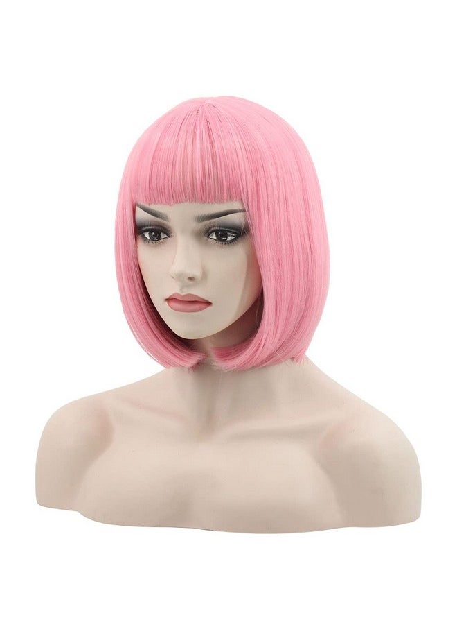 Short 12 Inches Straight Synthetic Cosplay Wig For Women (Pink1) - pzsku/Z31571BE852094C59B670Z/45/_/1719052345/2823c649-a43a-46ed-92e0-77b70dd235c4