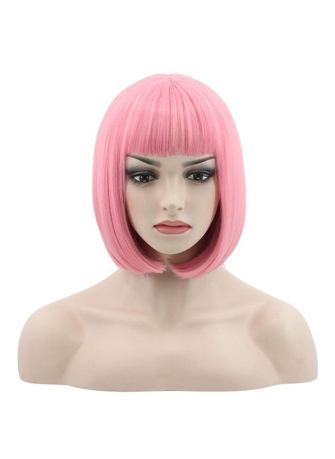 Short 12 Inches Straight Synthetic Cosplay Wig For Women (Pink1) - pzsku/Z31571BE852094C59B670Z/45/_/1719052346/985503ef-0efd-4552-9181-89e914f1315b