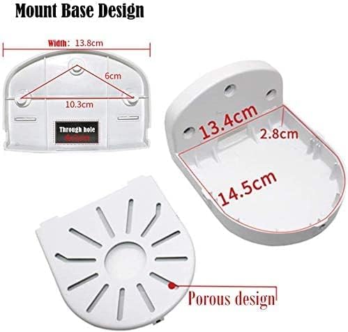 JK Vision IP Camera Wall Mount Bracket I L Shape Wall Mount Bracket Stand for CCTV Dome Camera, IP Security Camera I White Color 145x170mm - Image 4