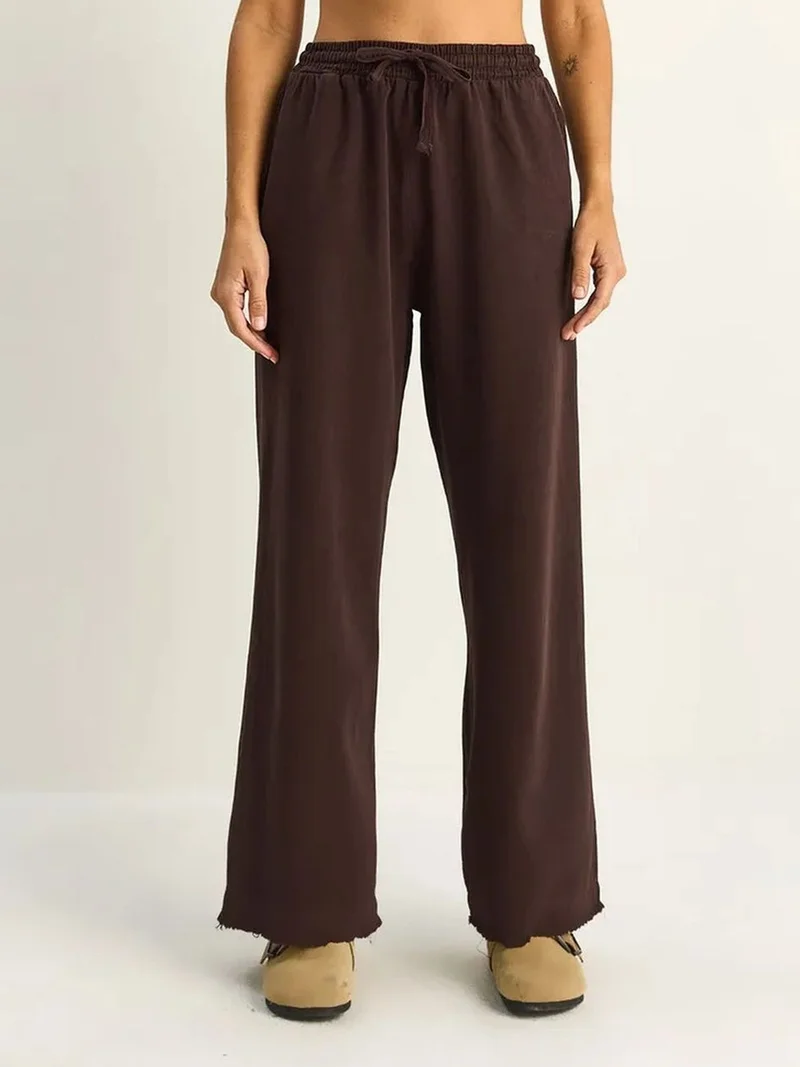 بيانكو لوتشي LUCCI Elastic Waist Straight Leg Pants