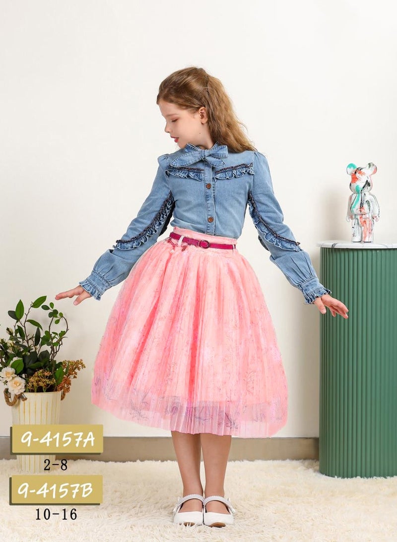 MyesuQ Girls' dress in the latest fashion trends, suitable for holidays and special occasions