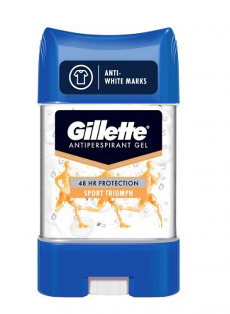 Gillette Sport Triumph Antiperspirant Gel 48h Protection 70ml (Pack of 3) - Image 2