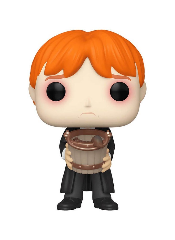 Funko - " Funko Pop! Wizarding World: Harry Potter - Ron Weasley  Puking Slugs with Bucket #114" - Image 1