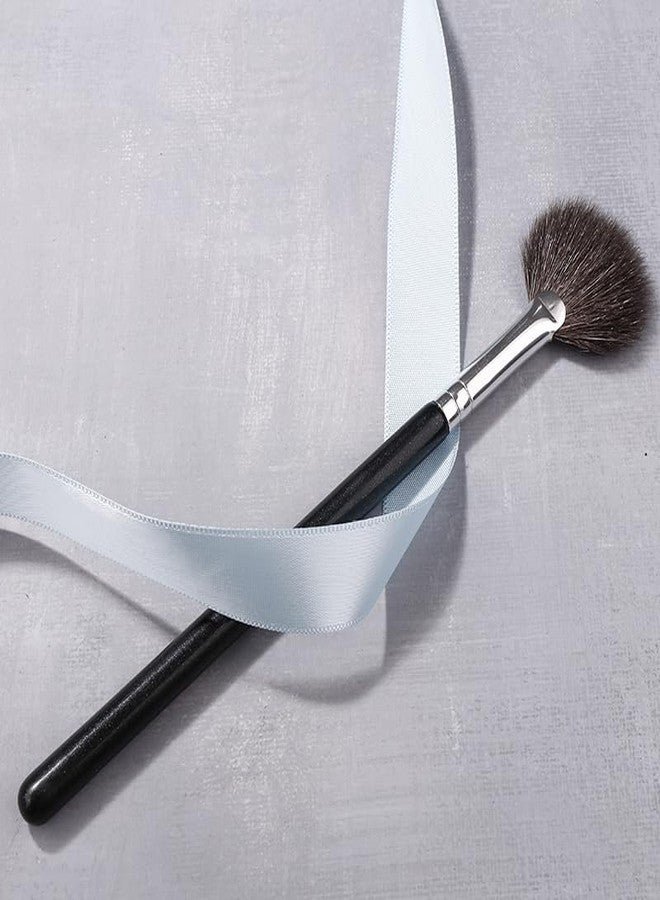 IPRESTA Fan Brush Professional Blush Brush Soft Vegan Synthetic Makeup Brush for Face Highlighter Applicator Eyeshadow Brush - Image 2