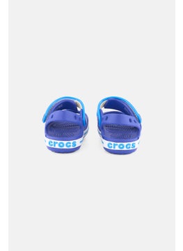 crocs Toddlers Boy Crockband Velcro Closure Sandals, Blue  - Image 2