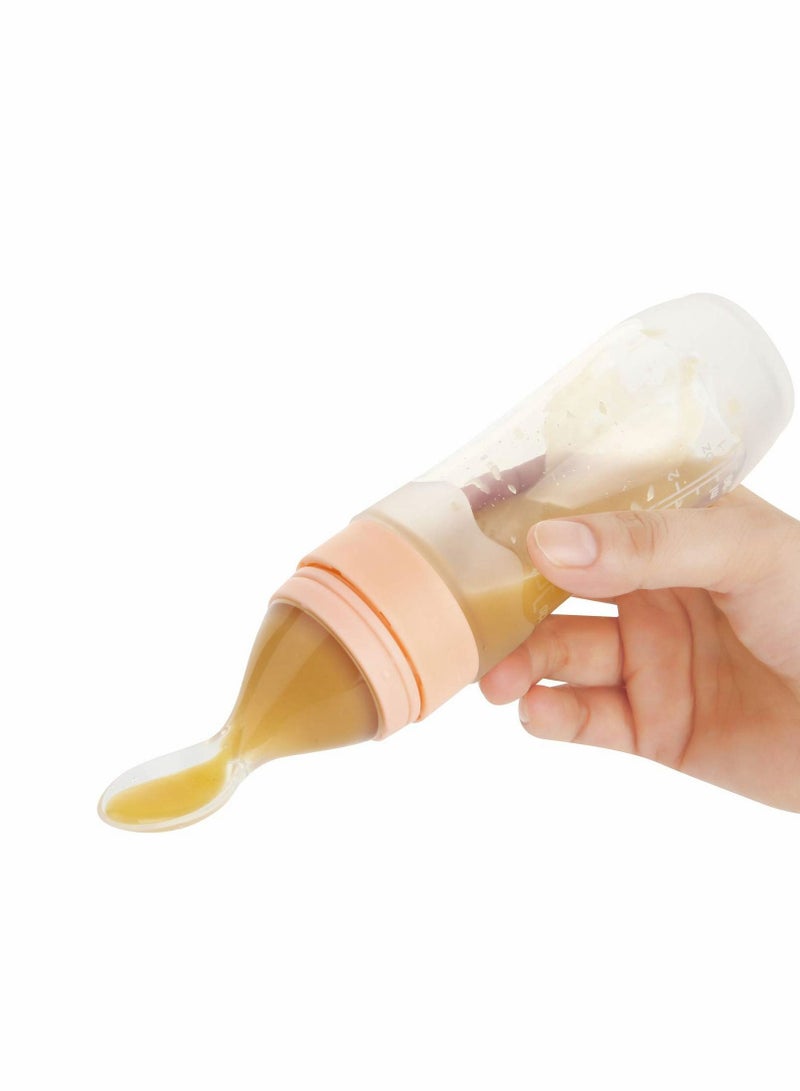 Y&D Food Feeder Pacifier, Baby Pacifier Set FeedingSilicone Dispensing Spoon, 4 oz Infant Fruit Squeeze, Travel Friendly Kids Toddlers Boys Girl (Blue) - Image 3