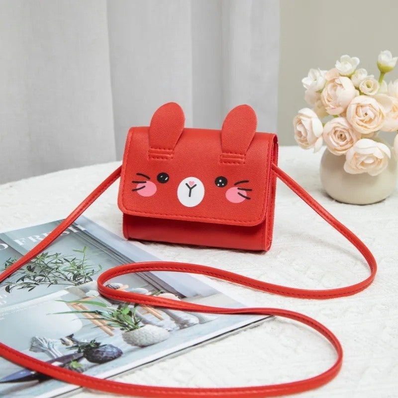 Y&D New Fashion Cartoon Printing  Girls Purses PU Leather Cute Side Bag for Girls Stylish Simple Mini Crossbody Bags - Image 1