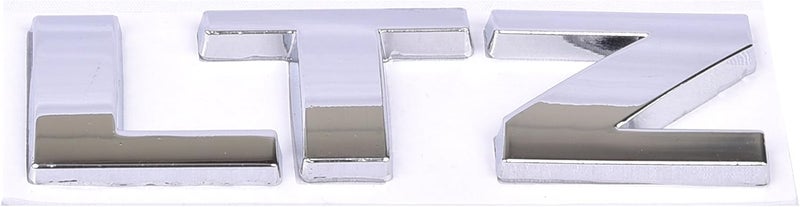 Aimoll Replacement for LTZ Metal Letter Nameplate Emblem, Badge 2008-2015 Chevrolet Cruze Silverado Yukon Sierra (1pc Chrome) Varied global sizing picks - Image 2