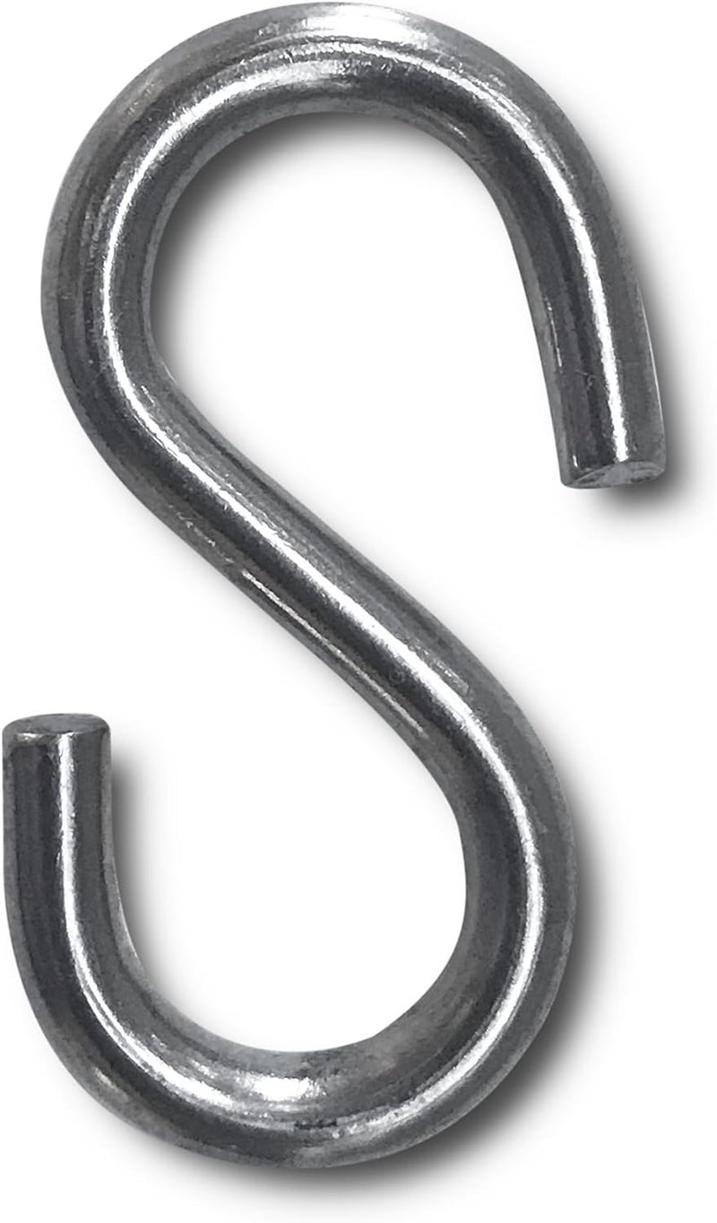 Tri Surge S Hook - Marine Grade 316 Stainless Steel 1.56" Long, 5/32" Thick Metal Hook for Hanging and Utility Use (10) S-Gancho - Image 2