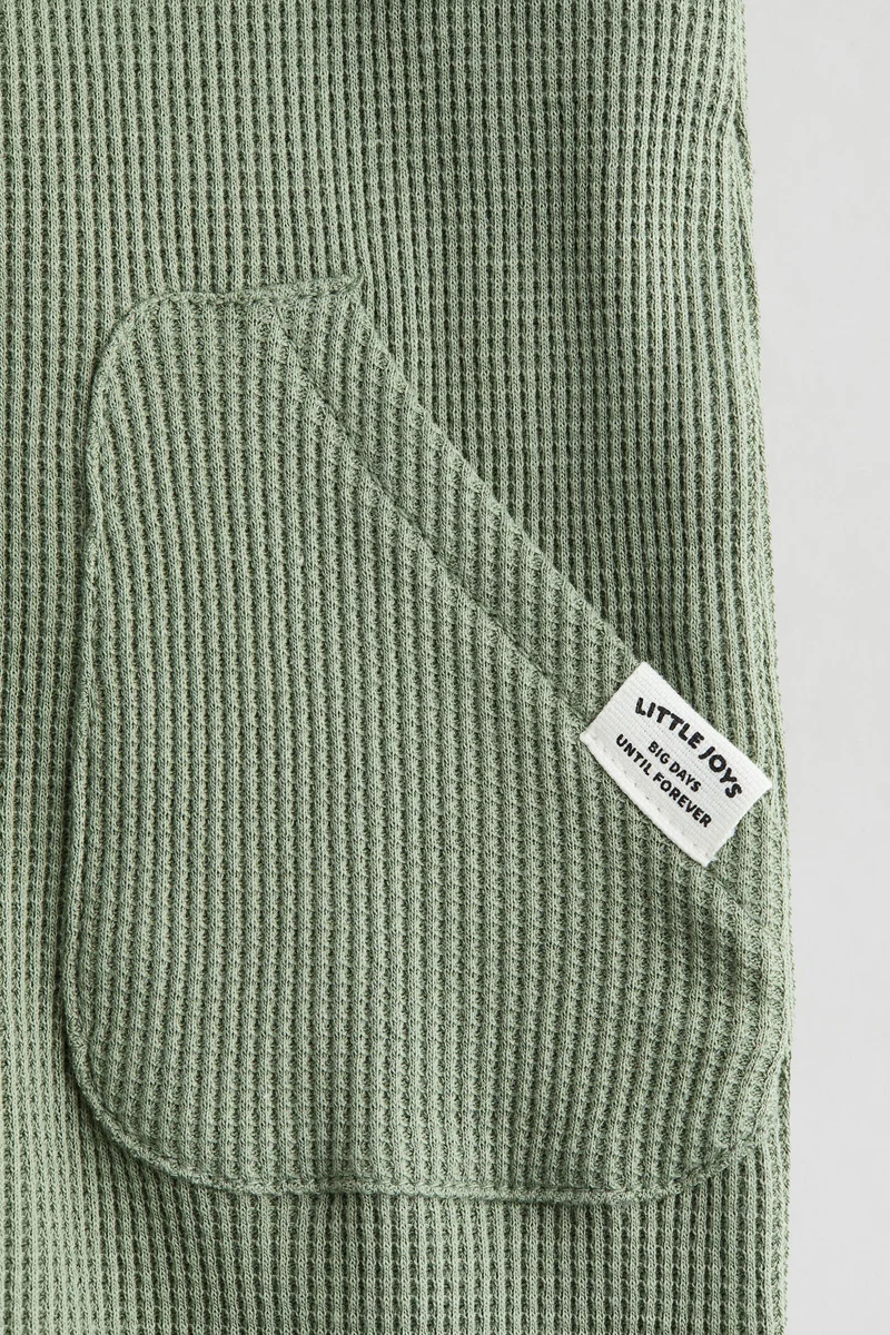 H&M Waffled cotton dungarees