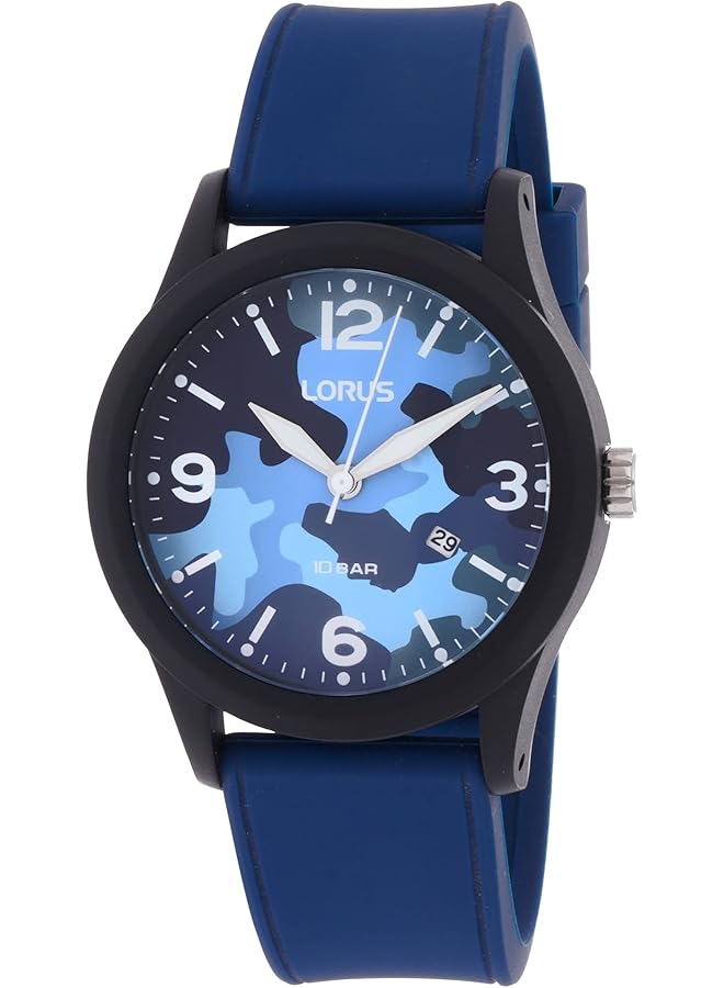 لوراس ساعة رياضية للرجال بسوار من السيليكون Rh915Mx9 - Image 1