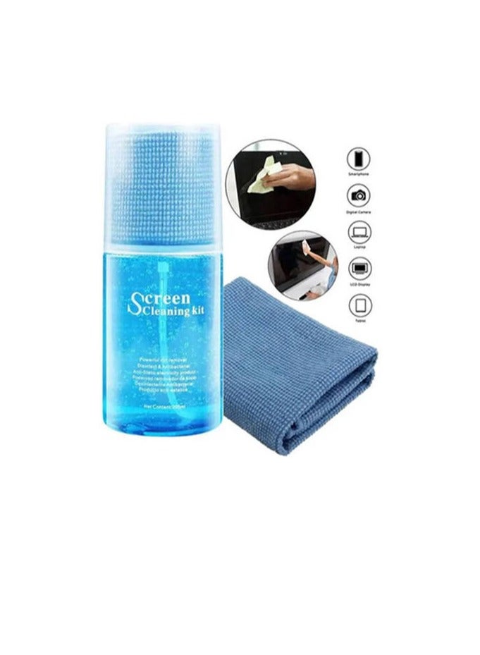 Marakoko 200ml screen cleaning spray, suitable for all types of screens without leaving residue. Can be used for smartphones, laptops, computers, and iPads. Perfect for electronic maintenance and device cleaning. Electronic cleaner spray, phone care spray, gentle and effective for daily tech use. - Image 2