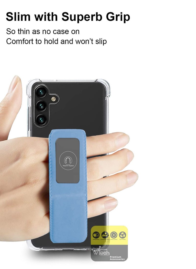 TPU Hand Grip Air Pillow Case Cover For Samsung Galaxy A25 5G 2023 Clear/Sky Blue