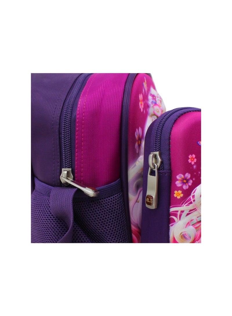 BZ Fantasy Princess (Lunch Bag + Pencil Case) – Purple & Fuchsia - Image 3