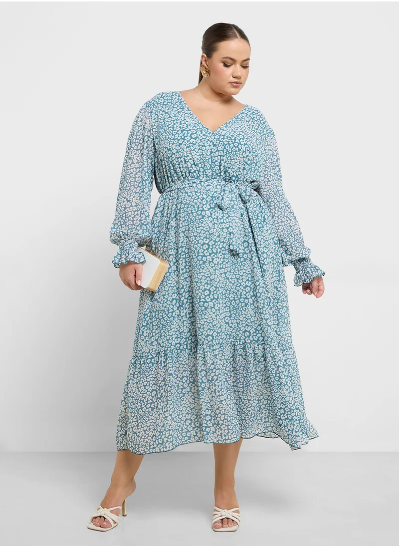 ايلا بلس Ditsy Print Dress