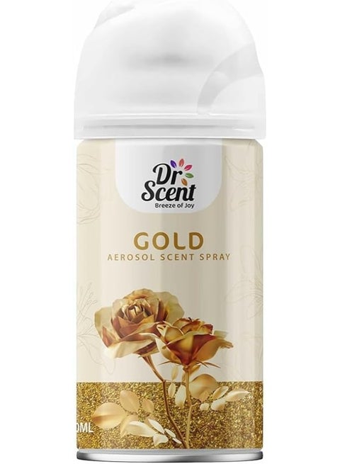 Dr Scent Breeze of Joy Air Freshener Gold Aerosol Spray (300ml)