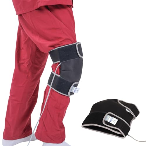 Metron Electric Knee Heating Pad for Joint Pain Relief, Arthritis and Stiffness, Heat Pad for Knee Pain Relief and Post-Surgery Recovery, Adjustable Knee Belt with Auto Shut-Off, Multi-Use for Elbow and Ankle - Image 1