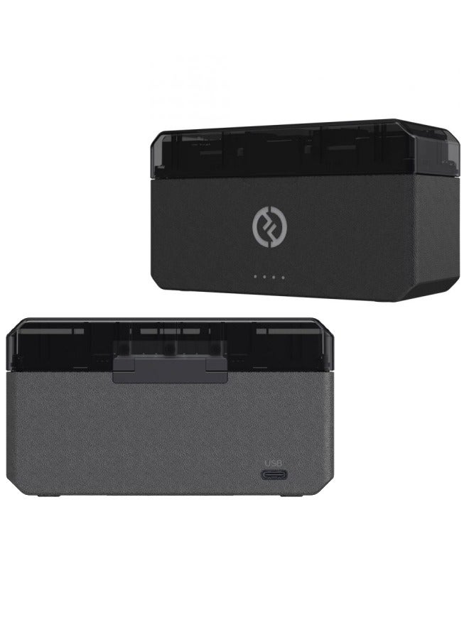 Hollyland LARK MAX DUO ALL-IN-ONE WIRELESS LAVALIER MICROPHONE SYSTEM LARK MAX black - Image 4