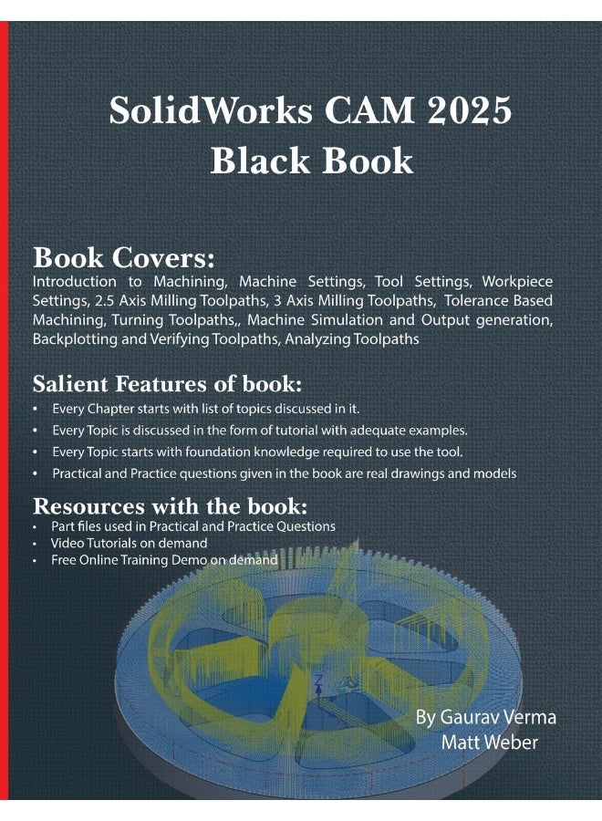 SolidWorks CAM 2025 Black Book - Image 1