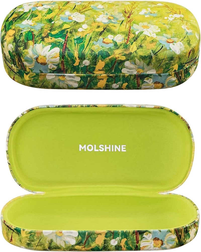 molshine Hard Sunglasses Case, Classic, Colourful and Large Hard Case Glasses Case, Lightweight and Portable - Image 1
