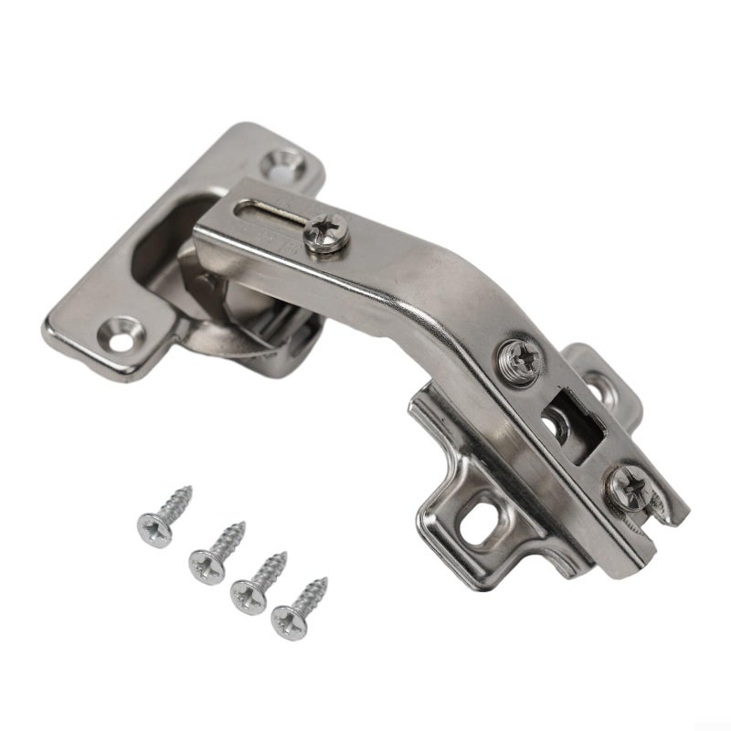 135 Degree Corner Concealed Cabinet Hinge Adjustable Silver Cold Rolled Steel - Image 4