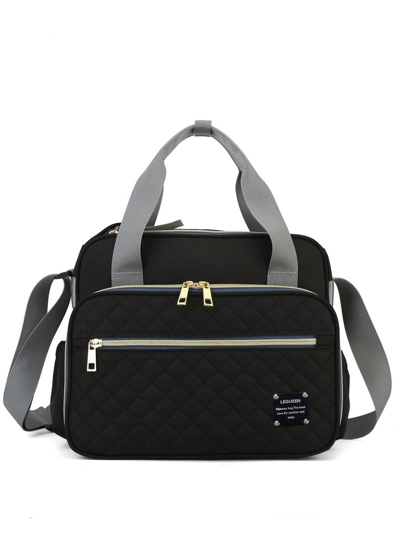 MIXDE Multifunctional Mother Baby Diaper Bag Grey Color 