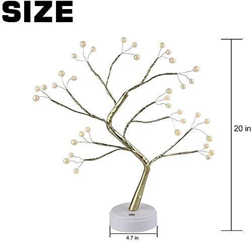 Quace Pearl Bonsai Tree Copper Light - Image 3