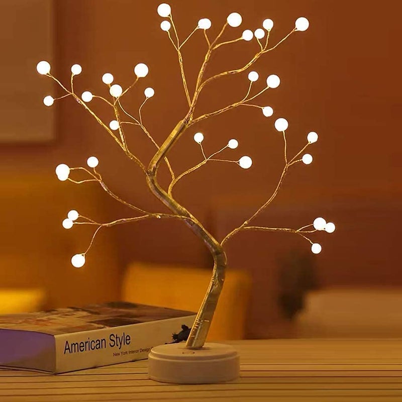 Quace Pearl Bonsai Tree Copper Light - Image 1