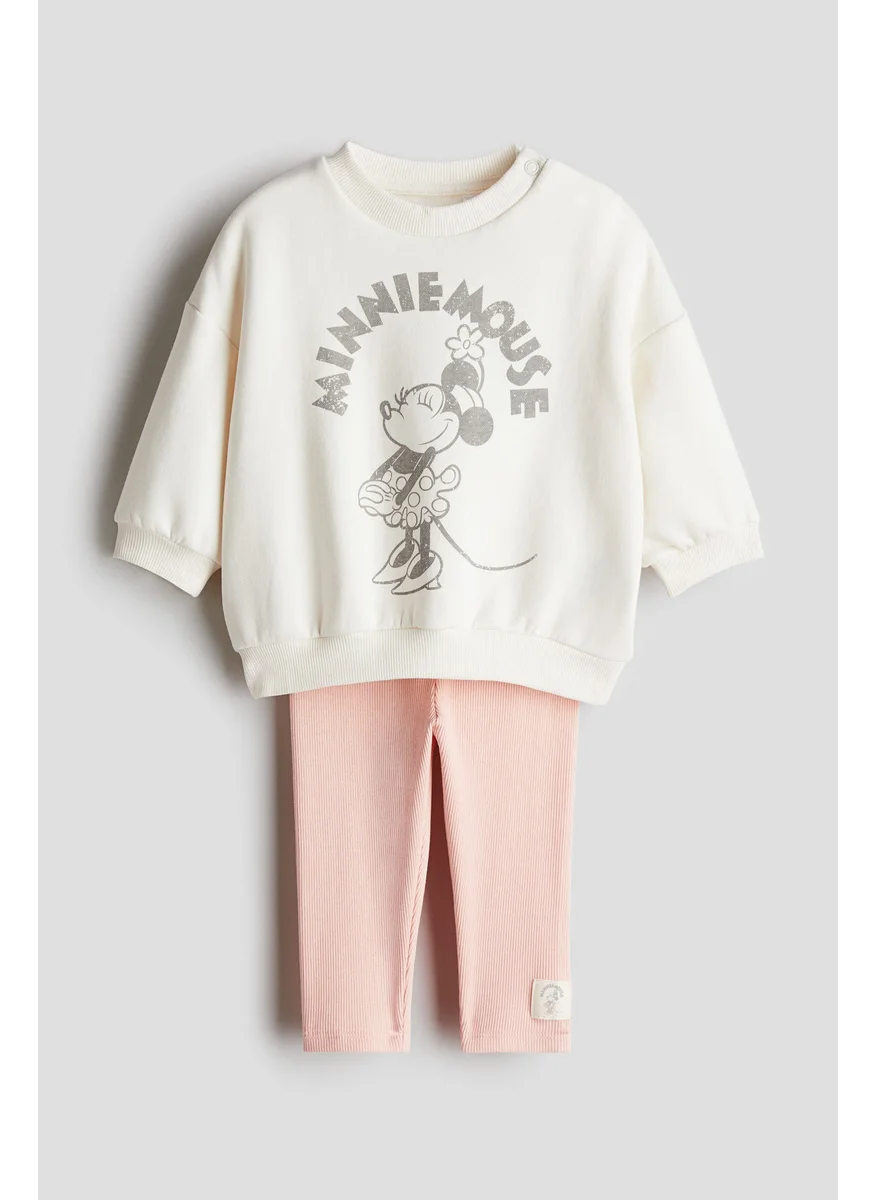 H&M 2-Piece Sweatshirt And Leggings Set