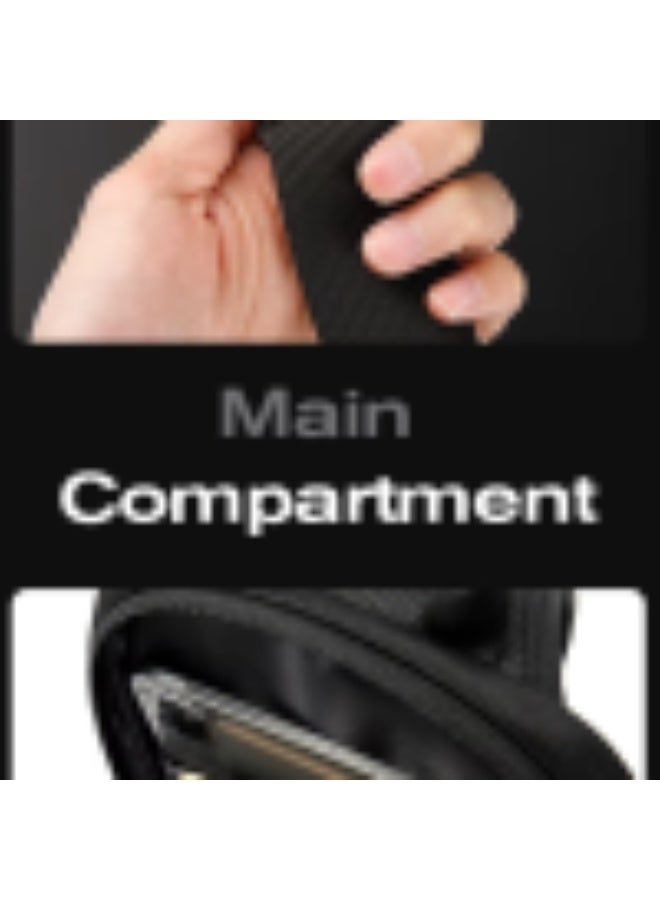 بانجي حقيبة كتف بانج المقاومة للماء موديل BG 7718 رمادية - Image 1