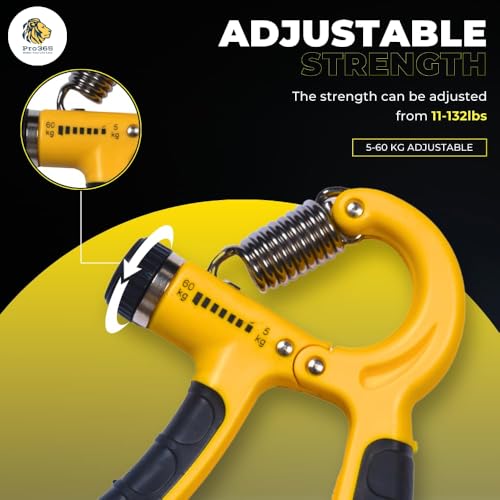PRO365 6-in-1 Home Fitness Equipment Kit | Ab Roller Wheel, Resistance Band, Jump Rope, Push Up Bars, Hand Gripper & Chest Expander | Full Body Workout Set for Men & Women (Multicolour) - Image 4