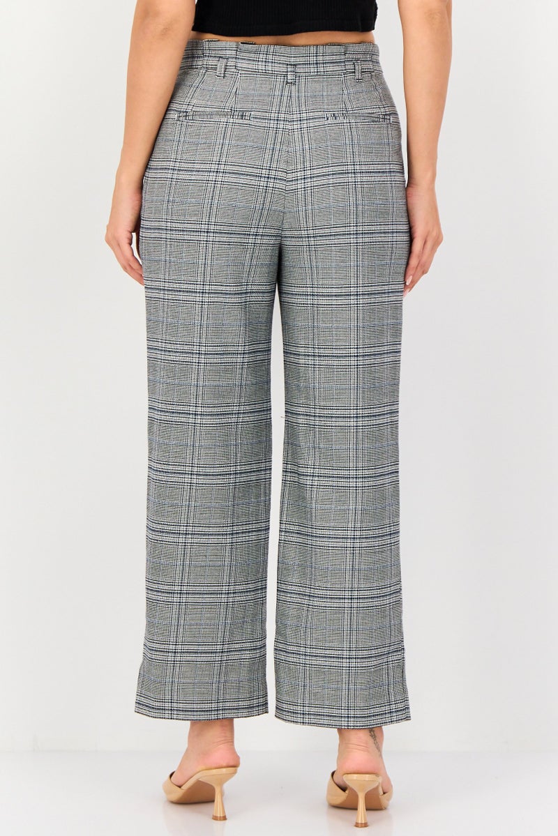 SELECTED Women Regular Fit Plaid Dress Pants, Multicolor - Image 4