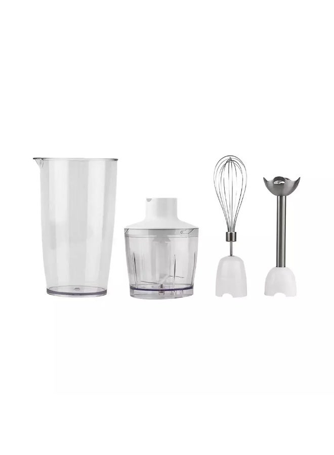 Sonashi 4in1 Hand Blender with Detachable Blender Rod and Large Chopper- SHB-184JCW SHB-184JCW White - Image 3