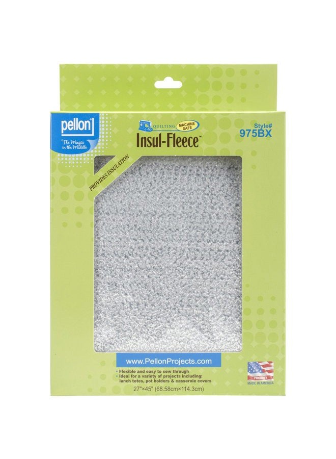 Pellon Polyester Insul-Fleece-White 27 x 45-inch - Image 1