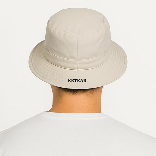 KETKAR Cricket Umpire Hat for Men | Cotton Wide Brim Sun Cap | Free Size | Outdoor & Sports Use_White - Image 2