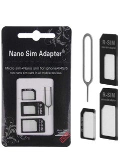 USB SIM Card adapter Nano Micro Standard 4 in 1 Converter Kit