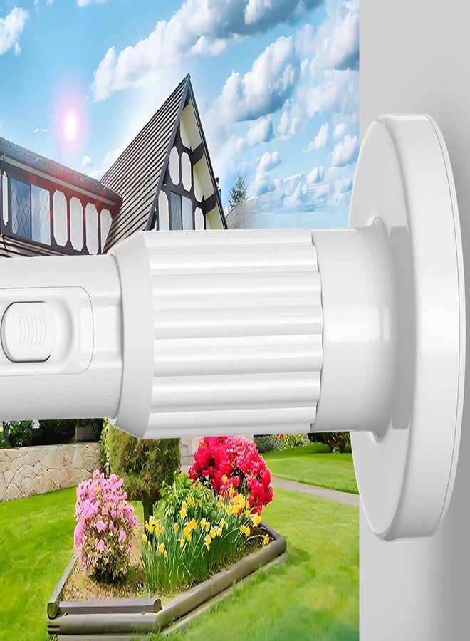 ZipGlo Tension Curtain Rod 40-120in White Adjustable Curtain Rod No Drilling Heavy Duty Tension Rods for Bathroom Living Room Divider Outdoor Patio - Image 1