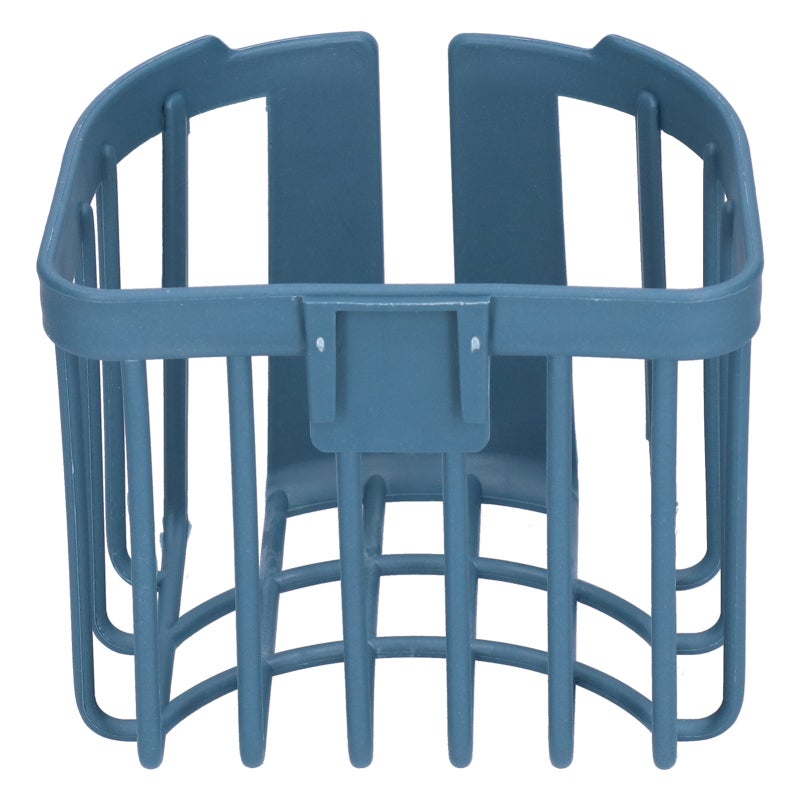 Toilet Paper Holder Dark Blue ABS Material Easy To Install No Damage Wall Mounted Organizer for Bathroom Kitchen Living Room Office - Image 4