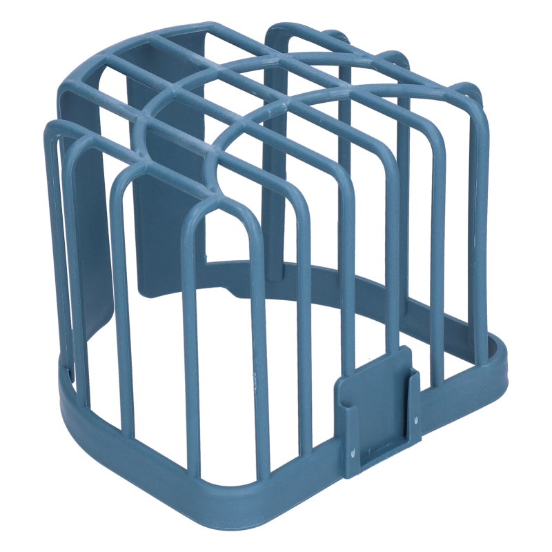 Toilet Paper Holder Dark Blue ABS Material Easy To Install No Damage Wall Mounted Organizer for Bathroom Kitchen Living Room Office - Image 5