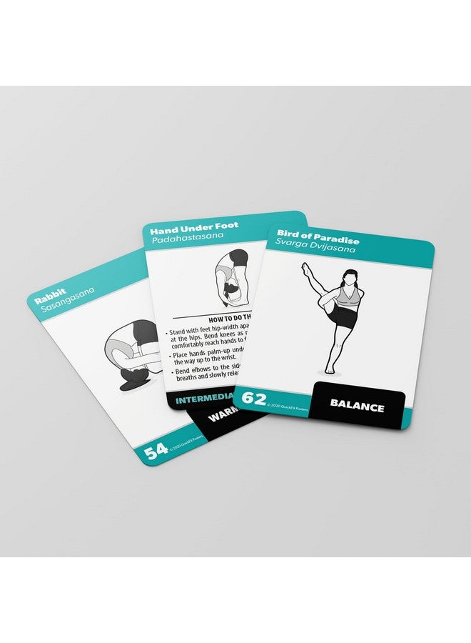 Palace Learning 4 Pack - Exercise Cards - Dumbbell, Bodyweight & Yoga Poses Volume 1 & 2 - Fitness Workout Playing Cards - Image 5