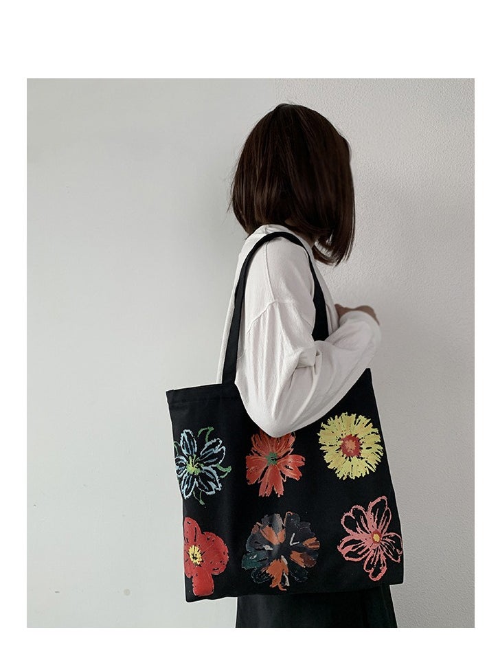 Taoqiao Women canvas Tote Bag  - Image 4