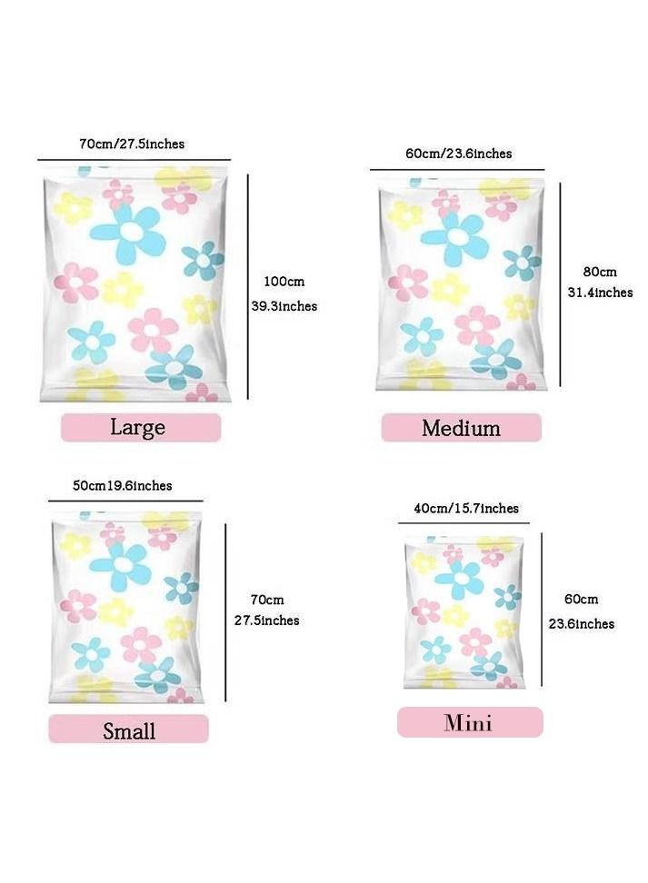 Vacuum Storage Bags Space Saver Bags with Auto Air Pump Reusable Vacuum Compression Bags Space Saving Bag for Clothes Mattress Blanket Duvets Pillows 11 Pieces Set